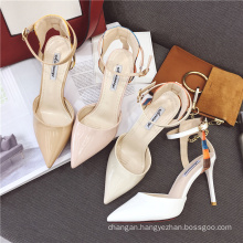 2017 women sandal high heels shoes lady dress shoes bridal wedding shoes